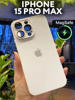 Чехол на iphone 15 PRO MAX стеклянный