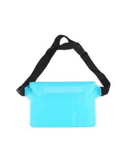 Водонепроницаемая сумка Travel light blue на пояс