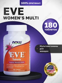 Eve Woman's multi, Ева женские мультивитамины 180 таблеток