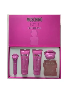 Подарочный набор духов мишка moschino toy москино 4в1