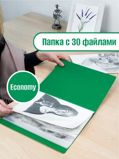 Папка для документов А4 с 30 файлами