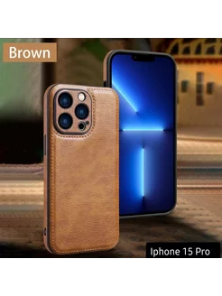 Чехол из Экокожи на Iphone 15 Pro