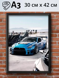 Постеры на стену Nissan gtr JDM