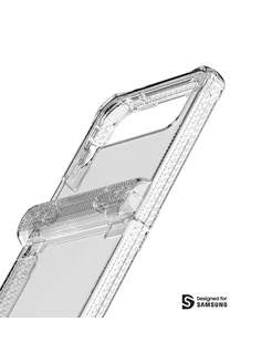 Чехол SUPREME HINGE для Galaxy Z Flip 4, прозрачный