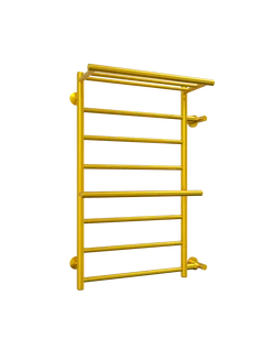 Полотенцесушитель водяной 500х800 ЗОЛОТОЙ боковой