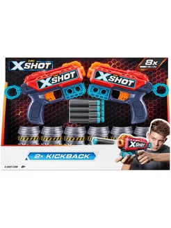 Игрушечный бластер X-Shot Комбо 2 Кикбэк