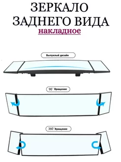 Зеркало заднего вида накладное