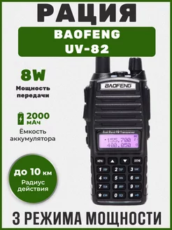 Портативная двухдиапазонная радиостанция UV-82