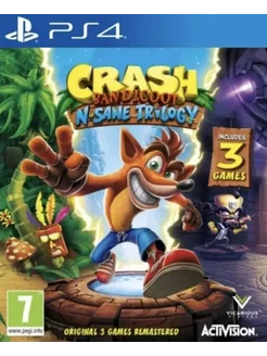 Игра Crash Bandicoot Trilogy для Sony Playstation PS4 PS5