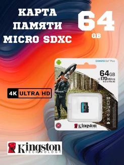 Карта памяти microSDXC Canvas Go Plus 64 ГБ SDCG3 64GBSP