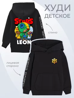 Детское худи Brawl Stars Бравл Старс Бравлы Leon Леон