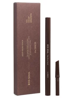 Карандаш для бровей Eco Soul Edge Brow Pencil 02 Deep Brown