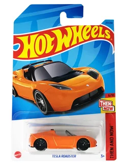 Машинка Tesla Roadster металлическая коллекционная модель