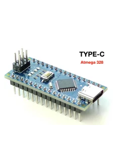 NANO V3.0 Atmega328 CH340 Type-C (пины припаяны)