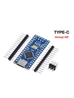 NANO V3.0 Atmega328 CH340 Type-C (пины не припаяны)