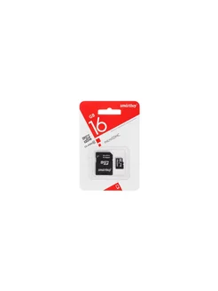 Карта памяти microSDHC 16 ГБ [SB16GBSDCL10-01LE]