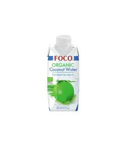 Кокосовая вода органическая "FOCO", 330 мл