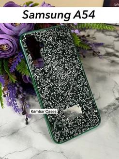 Блестящий с кристаллами чехол на Samsung A54 Swarovski