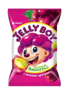 Жевательный мармелад Jelly Boy Красный виноград 66гр