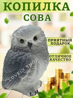 Копилка для денег "Сова" 15х15х15