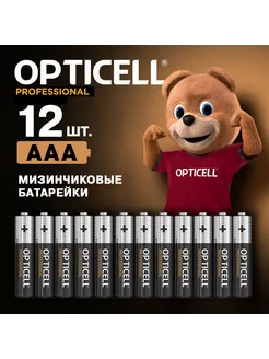 Батарейки Оптиселл PROFESSIONAL мизинчиковые AAA LR03 12 шт