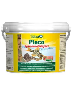 Pleco Spirulina Wafers корм для сомов крупные чипсы 3,6 л