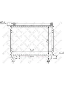 Радиатор охлаждения основной для МЕРСЕДЕС