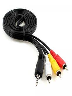 Кабель 3.5 Jack - 3RCA аудио-видео 2 м