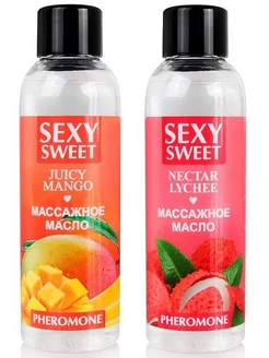 Массажное масло с феромонами JUICY MANGO & NECTAR LYCHEE