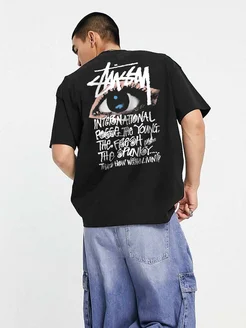 Футболка Stussy (стуси) оверсайз