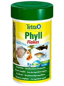 Корм Phyll Flakes для рыб растительные хлопья 100мл