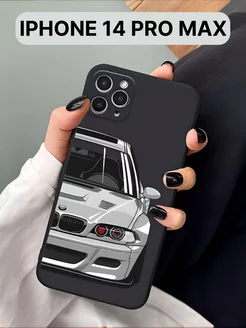 Силиконовый чехол на iPhone 14 pro max bmw