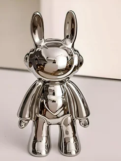 Керамическая копилка заяц Bearbrick 35 см