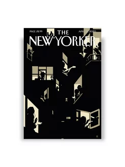 Постер, Плакат, Интерьер, Обложка The New Yorker Нью-Йоркер