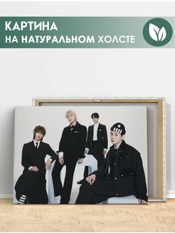 Картина SHINee k-pop Шайни Корейская группа (3) 30х40 см