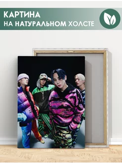 Картина SHINee k-pop Шайни Корейская группа (1) 40х60 см