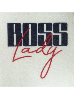 Шапка для бани принт Boss Lady