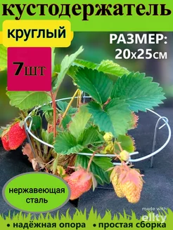 Кустодержатель металлический круглый для клубники