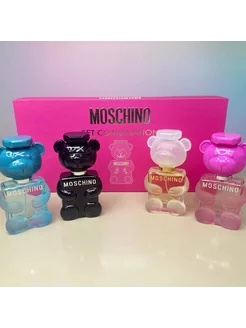 Духи мишки набор подарочный 4в1 Moschino toy 4х30мл москино