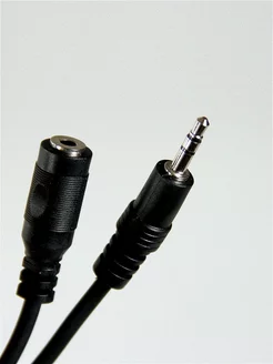 Кабель Jack 3.5 mm M- Jack 3.5 F, 1.5 м