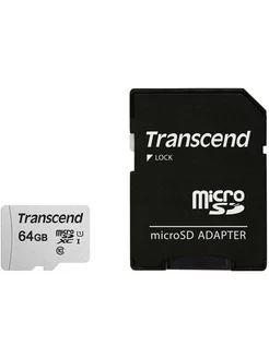 Карта памяти microSDXC 300S 64GB + ADP