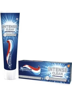 Зубная паста Аквафреш Intense Clean, Whitening 75мл