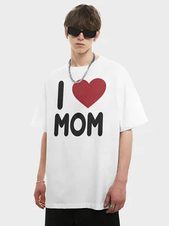 Футболка оверсайз I love MOM