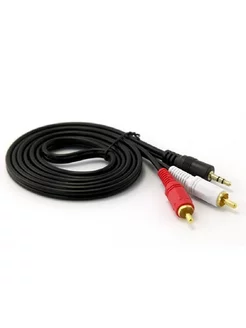 Кабель AUX Jack 3.5мм х 2RCA 1.5м