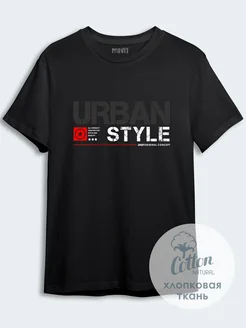 Черная футболка Urban Style