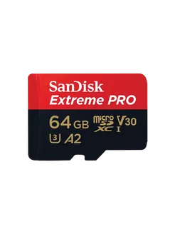 Карта памяти microSD Extreme PRO microSDXC UHS-I 64ГБ