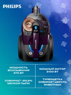 Безмешковый пылесос FC9734 01