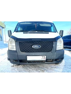 Утеплитель радиатора Ford Transit 2007-2014 черный ромб