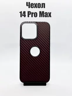 Чехол на iPhone 14 Pro Max Карбоновый