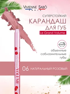 Карандаш для губ Le Grand Volume 06 натуральный розовый